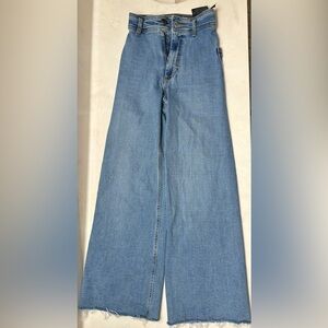 Zara marine wide leg jeans size 0